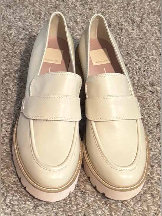 Dolce Vita Shoes - Dolce Vita Halona Loafers in Ivory Leather